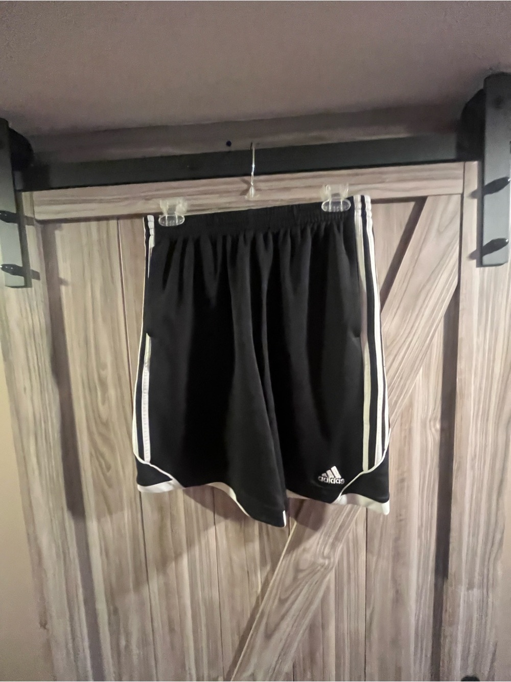Adidas Black & White Athletic Shorts